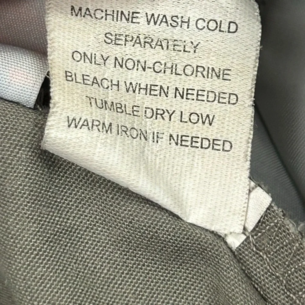 Casual Joe Men's Pants 40M Olive Green Gray Relaxed Casual Beach Lounge Cabana